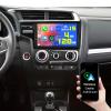 [4+128G] Android 15 Car Stereo for Honda Fit 2014-2018, Hikity 9'' in-Cell Touch Screen Honda Fit Radio Wireless Carplay Android Auto 5G WiFi/Bluetooth/Mirror Link, GPS SWC FM/RDS/EQ Backup Cam+Mic view 1