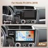 [4+128G] Android 15 Car Stereo for Honda Fit 2014-2018, Hikity 9'' in-Cell Touch Screen Honda Fit Radio Wireless Carplay Android Auto 5G WiFi/Bluetooth/Mirror Link, GPS SWC FM/RDS/EQ Backup Cam+Mic view 3