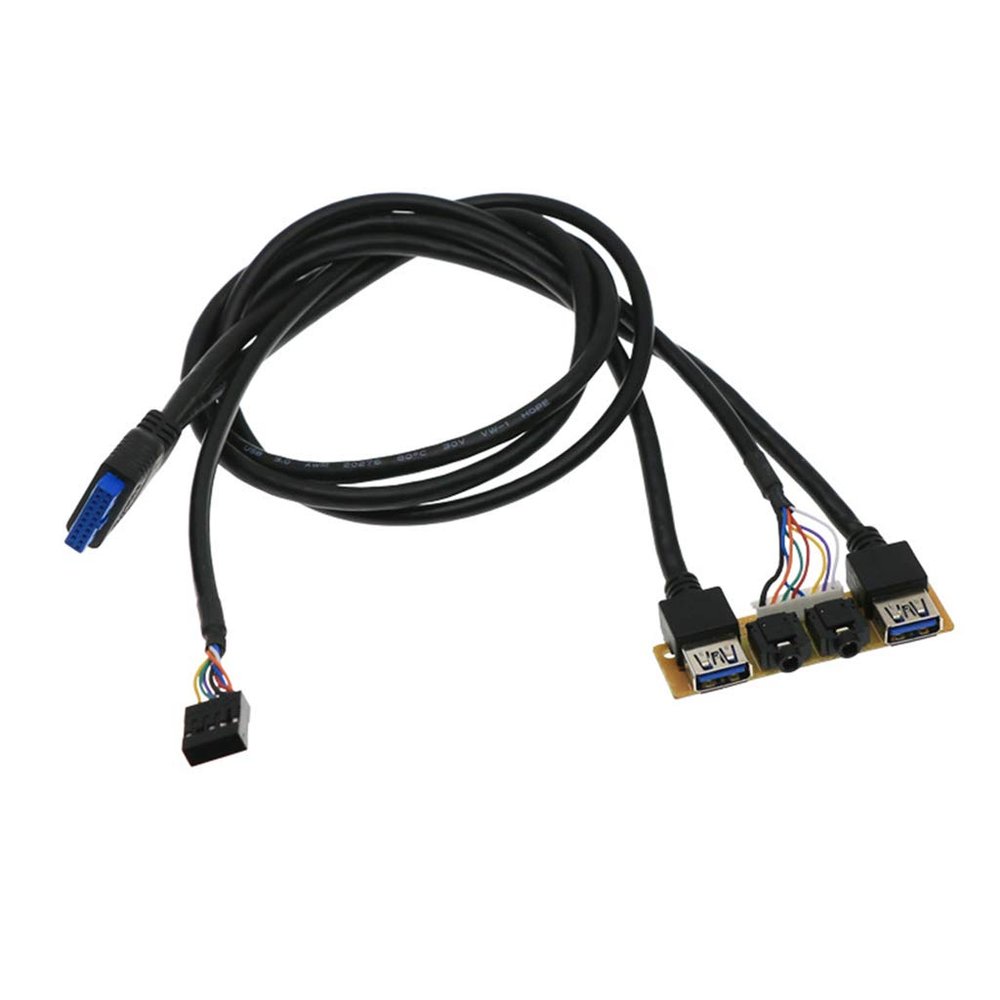 60cm Front for Case Panel Usb3.0+usb3.0 High Definition Port I/o Board Internal Cable Line Hub Game Cable