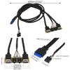 60cm Front for Case Panel Usb3.0+usb3.0 High Definition Port I/o Board Internal Cable Line Hub Game Cable view 2