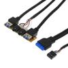 60cm Front for Case Panel Usb3.0+usb3.0 High Definition Port I/o Board Internal Cable Line Hub Game Cable view 3