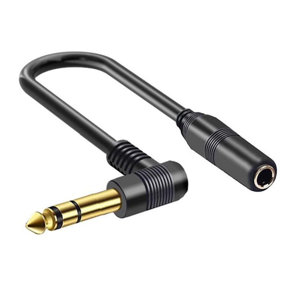 1/4inch Extension Cable 6.35mm 1/4" TRS Male to Female Stereo Adapters Headphones Guitar Extension Male to