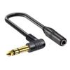 1/4inch Extension Cable 6.35mm 1/4" TRS Male to Female Stereo Adapters Headphones Guitar Extension Male to view 1