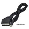 1.8m RGB Scart Cable AV Cord Stable Transmit 20-pin Connector for for NTSC and Plug Black Scart AV Cable Lead view 2