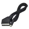 1.8m RGB Scart Cable AV Cord Stable Transmit 20-pin Connector for for NTSC and Plug Black Scart AV Cable Lead view 3