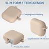 Meliya for AirPods Pro 3 Case 2025 with Cleaner Kit, Soft Silicone Protective Case for Apple AirPods Pro 3rd Generation with Keychain & Lanyard for Women Men (Milk Tea, Airpods Pro 3 2025) view 4