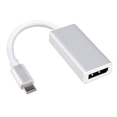10cm Long Type C to DP Adapter Cable Male to Female Connectors Cord Wire for Laptop Monitors Video Source USB