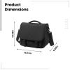 boxoon DSLR Large Camera Shoulder Bag, Oxford Fabric, Adjustable Straps Shoulder, Multiple Compartments, Fits X, Em, and More, for Ideal Photographers view 3