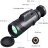 12X91 High Definition Low Light Night Vision Monocular Telescope view 4