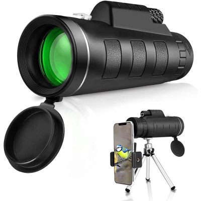 12X115 High Power Monocular - Crisp High Definition, Enhanced Low Light Night Vision Outdoor Scope