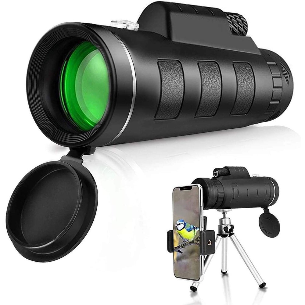 12X115 High Power Monocular - Crisp High Definition, Enhanced Low Light Night Vision Outdoor Scope