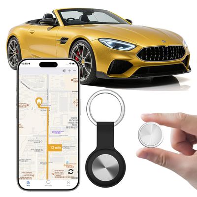 GPS Tracker for Vehicles, Cars, Pets, Kids & Valuables - No SIM Card, No Monthly Fee/Subscription, Real-Time Global Tracking Device, Mini Portable & Accurate Locator, Compatible with iOS & Android
