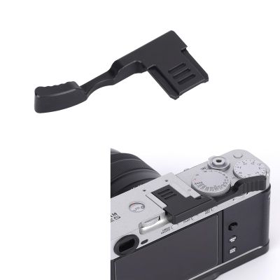 SZZCNOX Metal Thumbs Up Grip for Fujifilm Fuji X-E5 Camera, XE5 Thumb Up Rest Hand Grip Anti-Slip Finger Grip, Hot Shoe Mount Thumb Support Enhanced Grip for One-Handed Photography (Black)