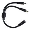 180W DC5525 Power Wire Line Female to 2xMale Connector Splitter Cable Cord for LED Light Fan with 5.5x2.5mm view 4