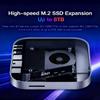 Mate Mini-B Dock for Mac mini M4/ M4 Pro80Gbps Aluminum Alloy Stand, M.2 PCIe SSD Slot (Up to 8TB), USB-C, 2X USB-A 3.0, 2.5G LAN, SD4.0, PD3.0 Type-C, Audio Jack view 4