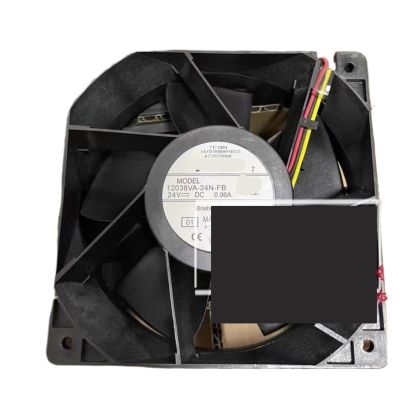 12038VA-24N-FB 01 DC 24V 0.96A 120x120x38mm 3-Wire Cooling Fan