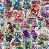 100 Pcs Magic Dragon Stickers, Fantasy Pterosaur Vinyl Sticker for Water Bottle Decor, Cute Cartoon Dragon Bulk Decals for DIY Journal Laptop Tumbler Scrapbooks Decoration Gift for Kid Teens Boy Adult view 1