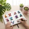 100 Pcs Magic Dragon Stickers, Fantasy Pterosaur Vinyl Sticker for Water Bottle Decor, Cute Cartoon Dragon Bulk Decals for DIY Journal Laptop Tumbler Scrapbooks Decoration Gift for Kid Teens Boy Adult view 2