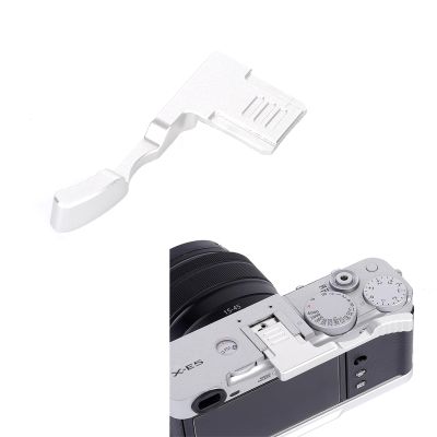 SZZCNOX Metal Thumbs Up Grip for Fujifilm Fuji X-E5 Camera, XE5 Thumb Up Rest Hand Grip Anti-Slip Finger Grip, Hot Shoe Mount Thumb Support Enhanced Grip for One-Handed Photography (Silvery)
