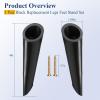 Replacement Legs for Harman Kardon Onyx Studio 1 and 2 Speakers, 2 Pcs (1 Pair) Black Stand Set with Screws, Provide a Stable and Secure Base, Make The Speakers Look Neat Outside view 2