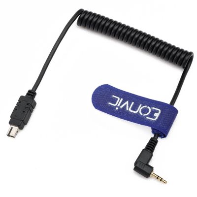 Eonvic 2.5mm to N3 Camera Remote Control Shutter Release Cable for Nikon Z6/Z7/DF/D7500/D7200/D7100/D7000/D750/D5600/D5500/ D5300/D5200/D5100/D5000/D610/D600