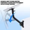 Antenna Pole Mount - Precise Metal Compact Mounting | Antenna Mount Bracket - for Camping Travel Home Satellite Wall RV Outdoor view 2