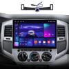 12.5 inch Car Stereo Dash Kit Replacement for Toyota Tacoma Radio Upgrade 2005-2015,QLED Touch Screen Head Unit w/Wired Wireless CarPlay Andriod Auto GPS Navigation 5GWiFi FM/AM (12.5 inch 6G+128G) view 1
