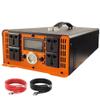 2500/3000/3500W Pure Sine Wave Inverter 12V DC to 110V 120V AC Converter for Home, RV, Truck, Off-Grid Solar Power, Power Inverter with 4 AC Outlets & LED Lighting,3000W view 1