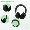 Bosreroy Wireless 5.4 Noise Cancelling Over-Ear Headphones, High-Fidelity Sound, Bass, 30H Playtime, Gaming Friendly, Adjustable Fit view 2