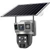 Bosreroy Outdoor Surveillance Camera, Solar-Powered, 4G Enabled, Dual Lens Hd Resolution, Ip66 Weatherproof, Wireless Security System view 1