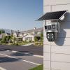 Bosreroy Outdoor Surveillance Camera, Solar-Powered, 4G Enabled, Dual Lens Hd Resolution, Ip66 Weatherproof, Wireless Security System view 2