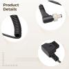 Bosreroy Extendable D-Tap Power Cable with Spring Coil for Np-F970 Devices, 47.24 in Length, Includes Additional 50Cm Cable view 2
