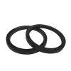 Vroelos 4 Pair 6.5" Plastic 1/2" Speaker Spacer Rings for Auto Car - ABS Plastic Mounting Adapter Subwoofer Custom Installation Mounting Adapter, Black view 3