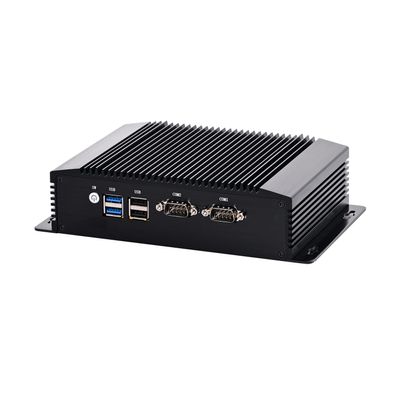 ANDAQI Fanless Industrial Computer, IPC, Mini PC, 95 Alder Lake-N, IM12, BT, 2 x USB2.0, 2 x USB3.0, 2 x COM, 2 x LAN, DP, 2 x HDMI, 16G RAM 128G SSD