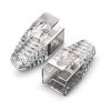 100pcs RJ45 CAT7/CAT6a Ethernet Cable Strain Relief Sleeve Cable Connector Plug Cover(Transparent 100PCS) view 1