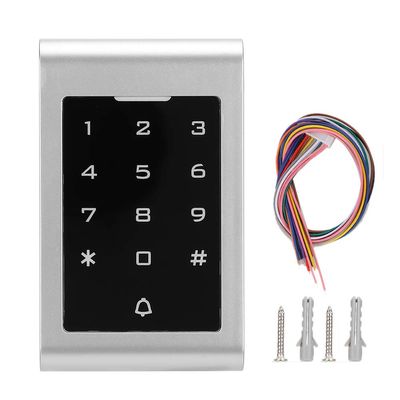 125KHZ Door Opener, Access Control System with Keypad, 2000 Users Wiegand26 Card Password Security Entry System, ABS Material for Building Home Hotel