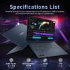 Lenovo IdeaPad 5 16" WUXGA Touch 2-in-1 Laptop, AMD Ryzen AI 7 350, 16GB LPDDR5X, 2TB Storage (1TB SSD+1TB Docking Station), AMD Radeon 860M, Backlit Keyboard, FHD IR Camera, Win 11 Pro, Blue view 3