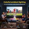 2026 New 4K Projector with WiFi and Bluetooth, Built-in Apps Movie with Auto Electric Focus & Keystone,soccer led Proyector with speaker for Indoor/Outdoor, Compatible with Phone/TV Stick/PC/PS5 view 2
