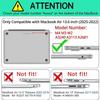 AKIT Compatible with MacBook Air 13 inch Case 2026 2025 2024-2022 M4 M3 M2 A3240 A3113 A2681, Unique Hard Shell Laptop Case+Screen Protector+Keyboard Cover for MacBook Air 13.6 inch, CactusFlowers view 2