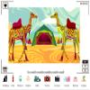 10x8ft Decorated Camel Photography Backdrop, Desert Theme Party Background Kids Birthday Party Decorations Photoshoot Studio Props Fabric view 3