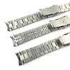 2022mm Men's Sports Solid Stainless Steel Watchband Fit for Seiko Skx007/Skx009 SRPD63K1 Jubilee Curved End Bracelet(Type B with logo,22mm) view 3