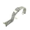 2022mm Men's Sports Solid Stainless Steel Watchband Fit for Seiko Skx007/Skx009 SRPD63K1 Jubilee Curved End Bracelet(Type C with logo,22mm) view 1