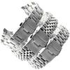 2022mm Men's Sports Solid Stainless Steel Watchband Fit for Seiko Skx007/Skx009 SRPD63K1 Jubilee Curved End Bracelet(Type C with logo,22mm) view 2