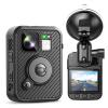 BOBLOV F2 128GB Body Camera with Dual-Screen, GPS Body Worn Camera, 2K Body Cam with Intuitive Large Button for HD Video Security Guard, Enforcement Officers, Drivers, Delivery Recording(128GB) view 1