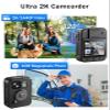 BOBLOV F2 128GB Body Camera with Dual-Screen, GPS Body Worn Camera, 2K Body Cam with Intuitive Large Button for HD Video Security Guard, Enforcement Officers, Drivers, Delivery Recording(128GB) view 4