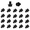 20 PCS Vesa Screws, VESA Compatible M4x10mm TV/Monitor Wall Mount Screws for 75x75mm and 100x100mm Brackets. Phillips Head M6 x 10mm Black with Washers (20, M6 x 10mm) view 3