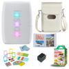 Fujifilm INSTAX Mini Link 3 Smartphone Printer + INSTAX Mini Instant Film (20 Sheets) + USB Wall Charger + BluebirdSales Travel Bag, Photo Album, Microfiber Cleaning Cloth (Clay White) view 1