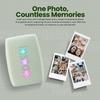 Fujifilm INSTAX Mini Link 3 Smartphone Printer + INSTAX Mini Instant Film (20 Sheets) + USB Wall Charger + BluebirdSales Travel Bag, Photo Album, Microfiber Cleaning Cloth (Sage Green) view 4