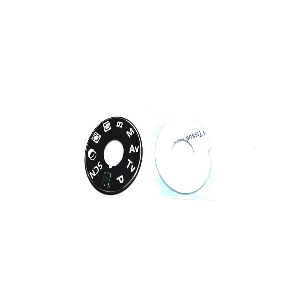 1pcs Camera Accessories, Compatible For Canon80D 70D 90D Mode Dial Pad Turntable Patch, Tag Plate Nameplate Camera Replace Spare Parts(90D)