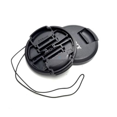 1piece 40.5-82mm AccessoriesCompatible For Sony 40.5mm 49mm 55mm 52mm 58mm 67mm 72mm 77mm 82 Mm SLR Camera Lens Center Pinch Snap-on Cap Cover Part(58mm)